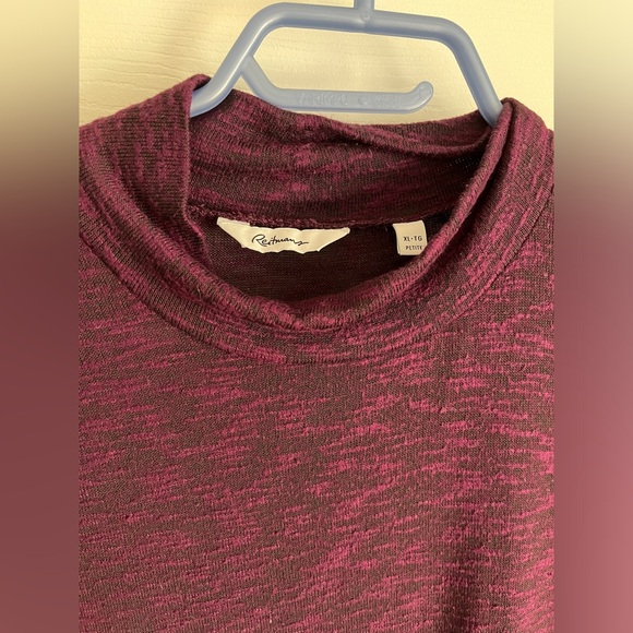3/$20 Turtle Neck Long Shirt Purple - Picture 2 of 4